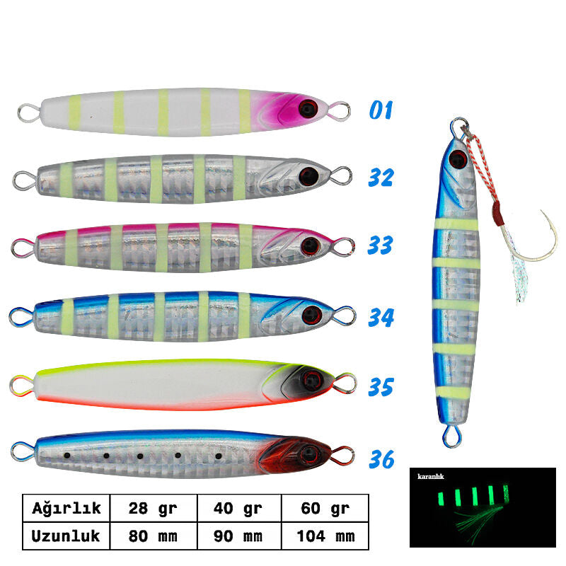 Wily Cooper Jig 28 gr 80 mm